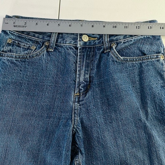 Zena Jeans Vintage High Rise Women Size 4 Medium Wash Straight Leg - Picture 6 of 11